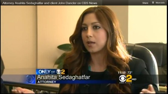 Anahita Sedaghatfar on CBS News