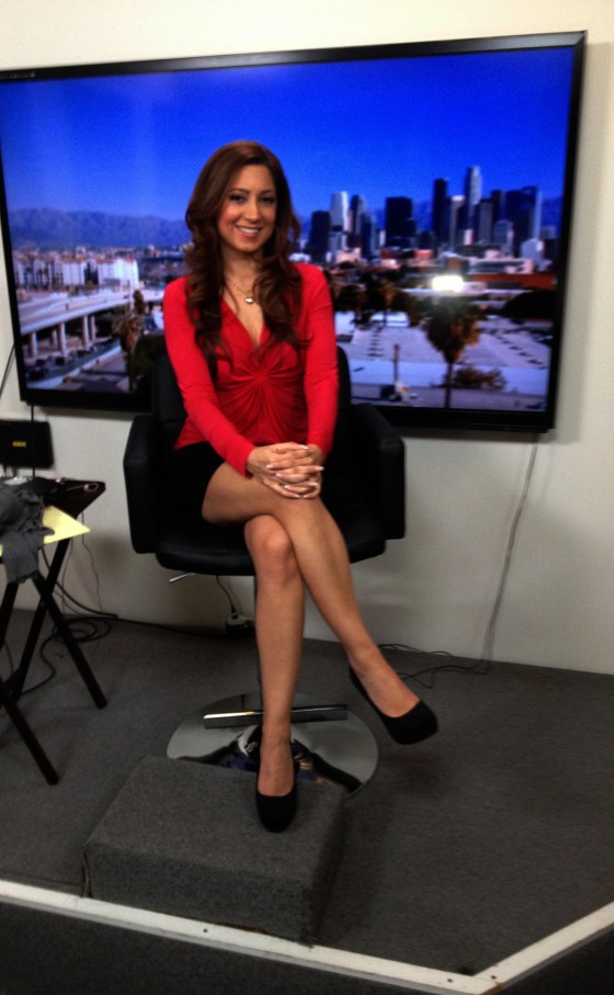 Anahita Sedaghatfar Behind The Scenes At FOX News!