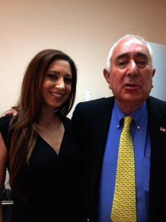 Anahita Sedaghatfar Behind The Scenes At FOX NEWS With Ben Stein